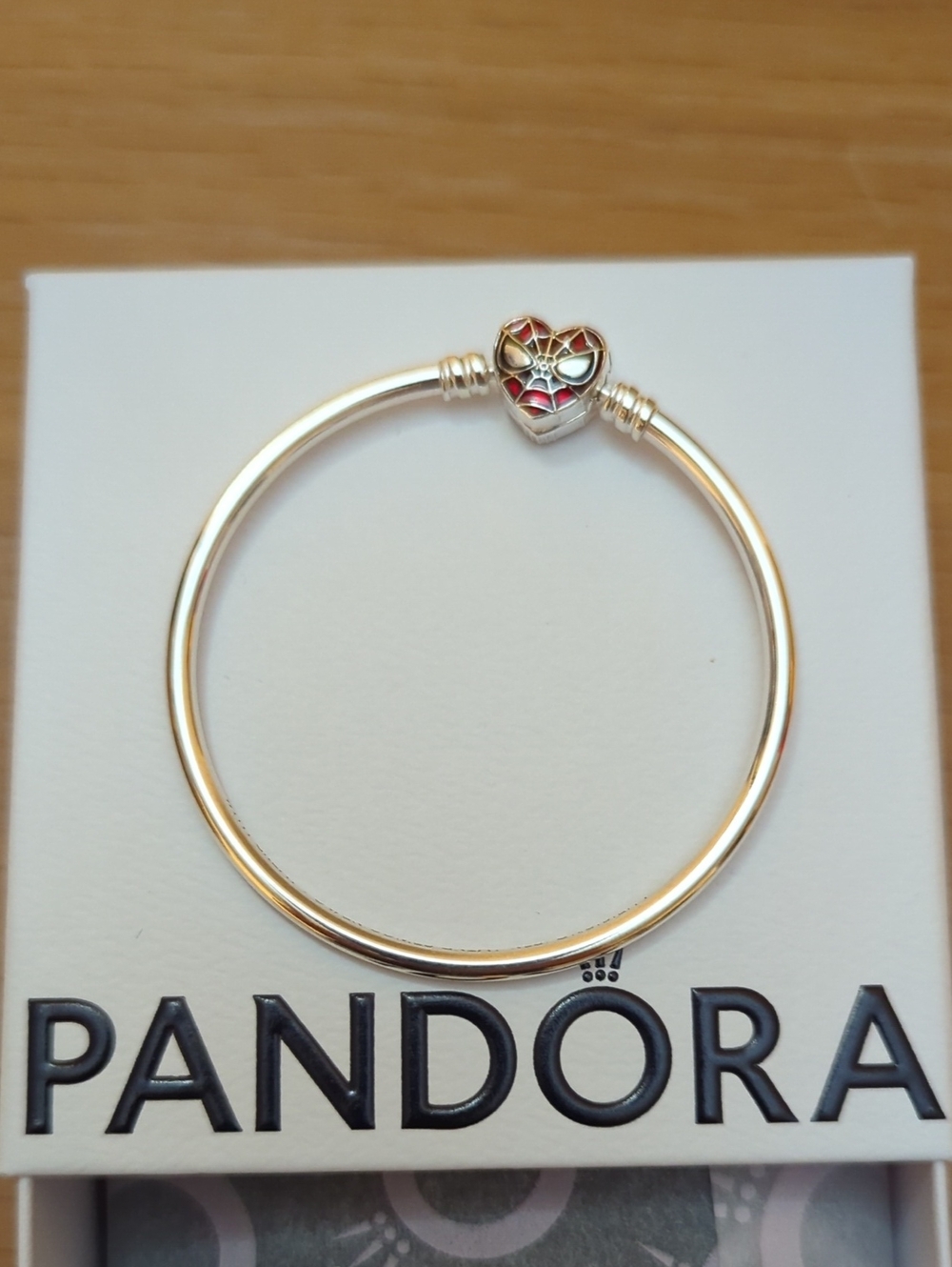Pandora Spiderman Silver Bangle Brand New